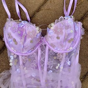 Victoria's Secret Runway Butterfly Corset Basque